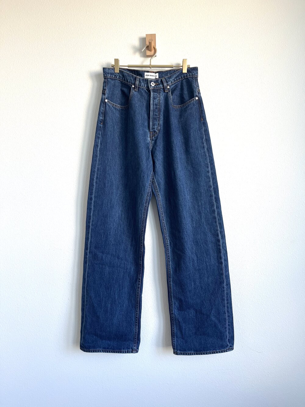 Rien Nouveau Relaxed Denim Jeans Mens 30 90s Blue Made in USA
